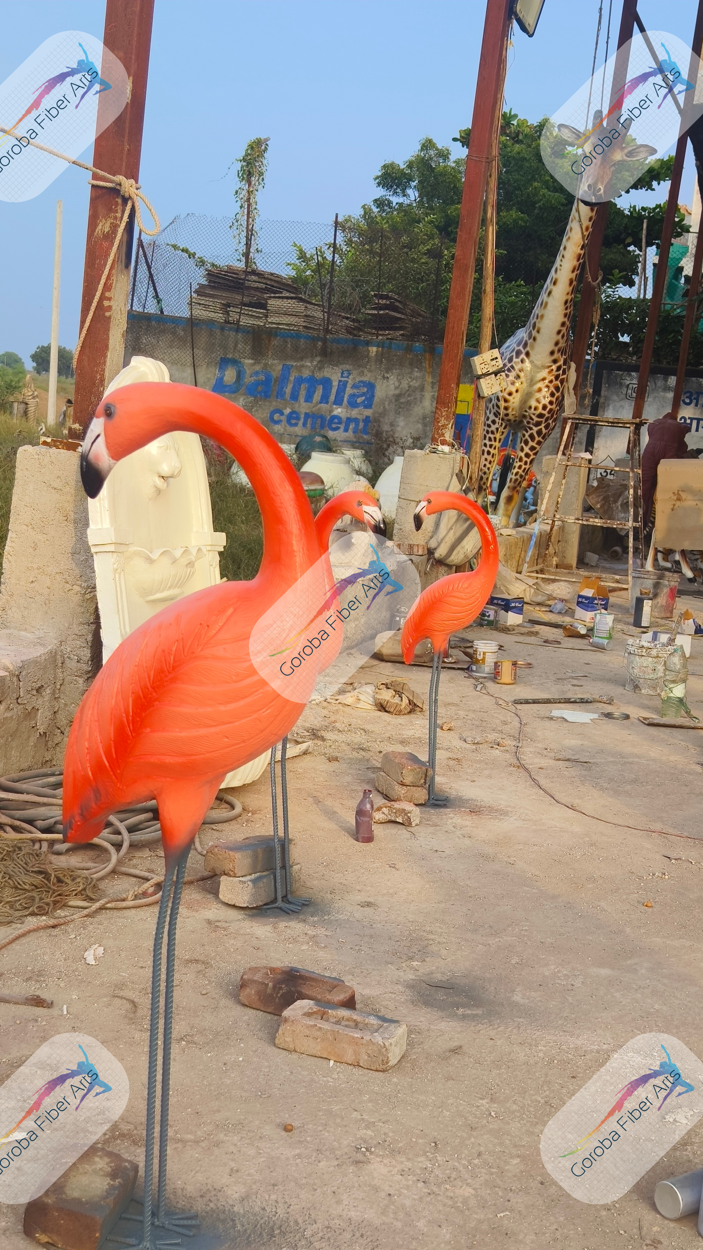 Bird Statues — FRP Flamingo